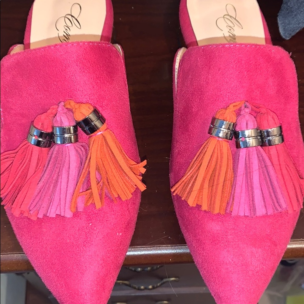 Pink shoes